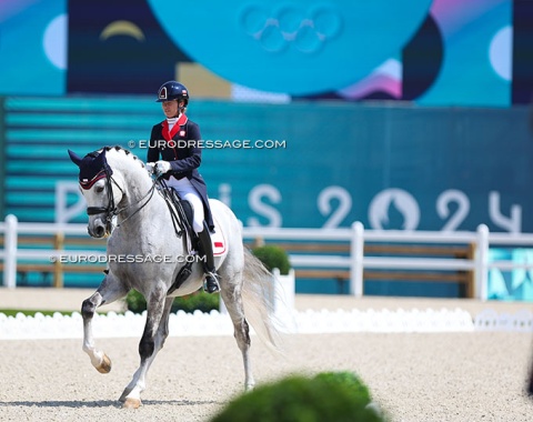 Polish alternate Aleksandra Szulc on Breakdance replaced Skowronska after her horse failed the re-inspection