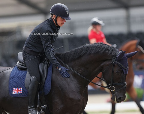 British Olympian Fiona Bigwood making her WCYH debut with British bred Newton Sylvanite (by Torveslettens Sylvester x Don Schufro)