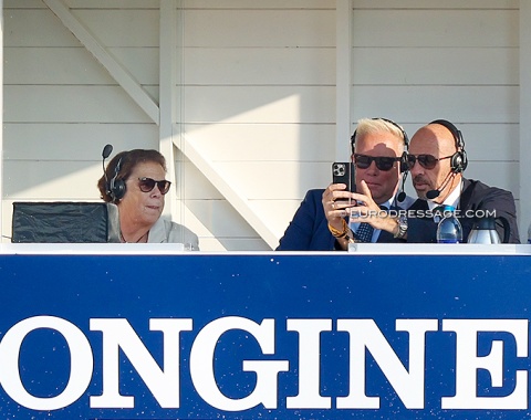 Before the class judges Maarten van der Heijden and Peter Storr took a selfie