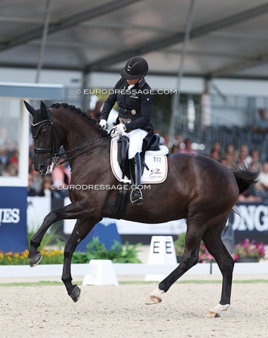 Triple WCYH finalists Lena Hassmann on Chere Celine. This time they were 6th
