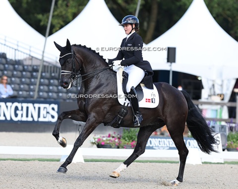 Victoria Vallentin on the 2022 World Champion Lyngbjergs St. Paris were much better in the Finals test than in the preliminary. They were 7th