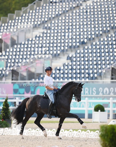 Hans Peter Minderhoud on Toto Jr. Will be interesting to see what happens to the Glock horses in 2025 now that the owner pulled the plug out of the sponsorship