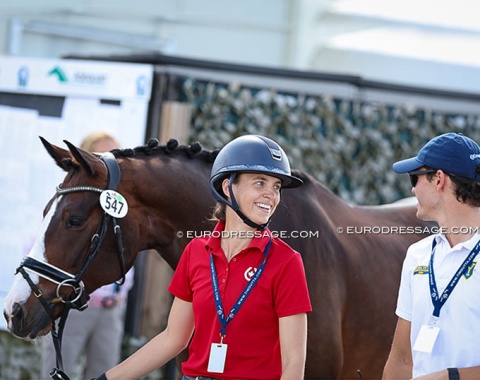 Canada's Laurence Blais Tetreault with boyfriend Pablo Gomez Molina