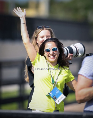 Reconnecting with colleague Lily Forado