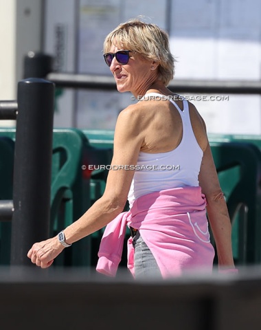 Look who popped by for a few days: Ingrid Klimke