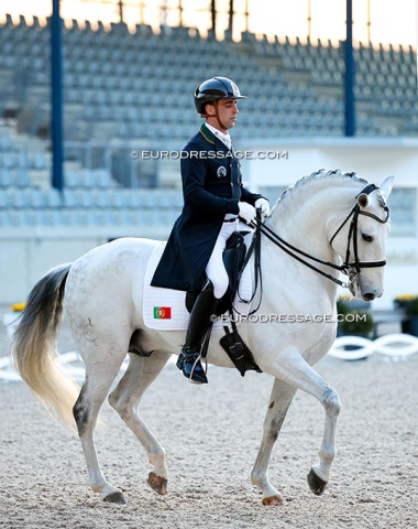 Portugal's Roberto Brasil on Lusitano Junior Rubi d'Ilheu (by Rubi AR x Oceano)
