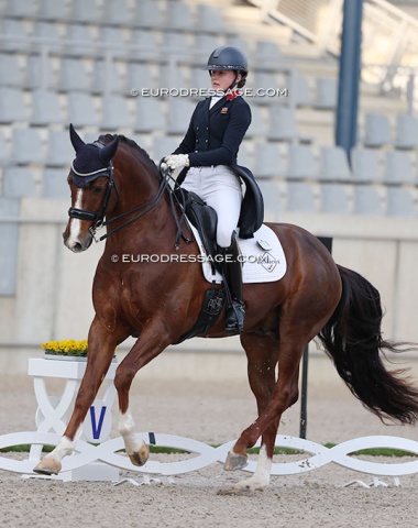 British junior Ruby Hughes on Fire Kracka