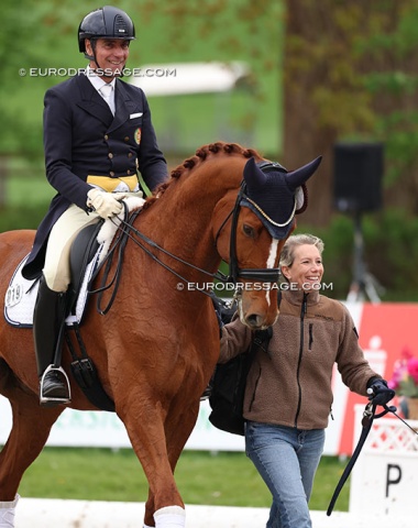 Nuno Palma e Santos and his wife Antonia Christine Jacobsen are all smiles