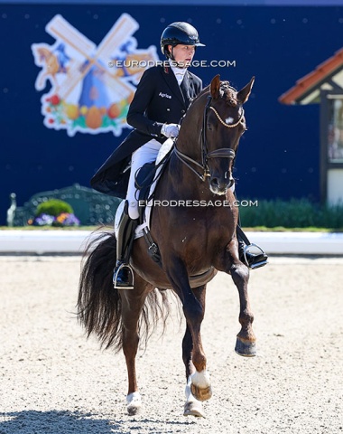 Anna Schölermann on the American owned Vitally PCH (by Vitalis out of Isabell Werth's Weihegold (by Don Schufro x Sandro Hit)