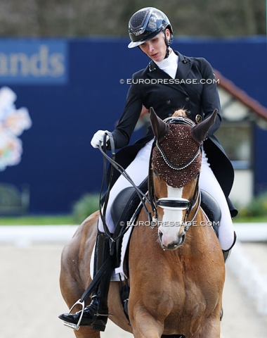 Kira Laura Soddemann rode a smashing test on Borghese on Saturday and could easily have won the class. Only the hand aids in the changes to the right were a bit too visible