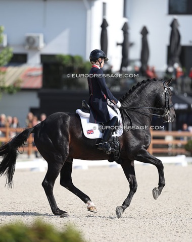 Charlotte Fry brought 16-year old Nespresso (by Negro x Tenerife VDL). This was their 7th CDI since their debut in June 2023
