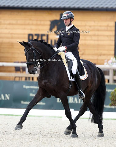 Belgian team stalwarts: Domien Michiels and Intermezzo van het Meerdaalhof