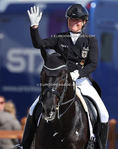 German icon Isabell Werth rode in Lier for the first time. She was supposed to ride Superb but brought Special Blend instead