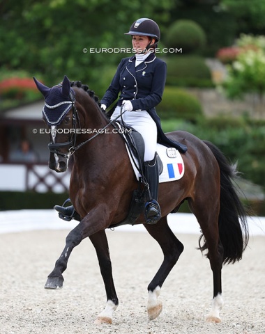 French reserve rider Eglantine Faussat got to compete in Kronberg after Mathilde Juglaret dropped out