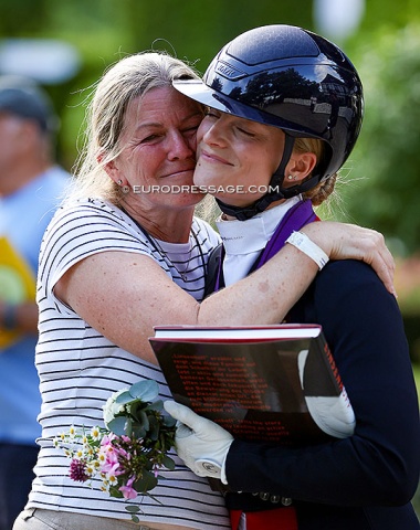 Charlotte Lutener's mum in tears