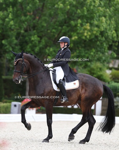 Belgium's Beaudine Pieters on Hof Kasselmann's Diabolo