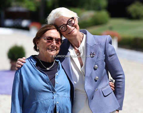 Technical delegate Marietta Withages and show host Ann Kathrin Linsenhoff