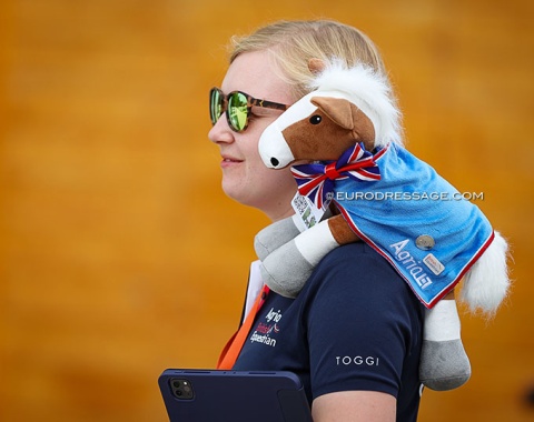 Brit with a pony on her shoulder
