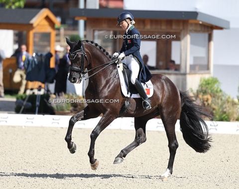 Maria Caetano on Hit Plus (by Bretton Woods x Peralta Pinhais), bred by the same Portuguese breeder as Zonik Plus