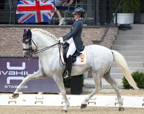Three year after the 2022 WEG in Herning, Teia Hernandez Vila and PRE stallion Romero de Trujillo are back on the Spanish team.
