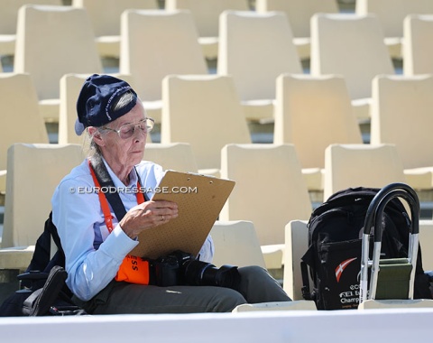 Danish Jytte Lemkow. In 1976, at the age of 33, Lymkow became the world's youngest international dressage judge. She is now 82 and still reporting as a journalist.