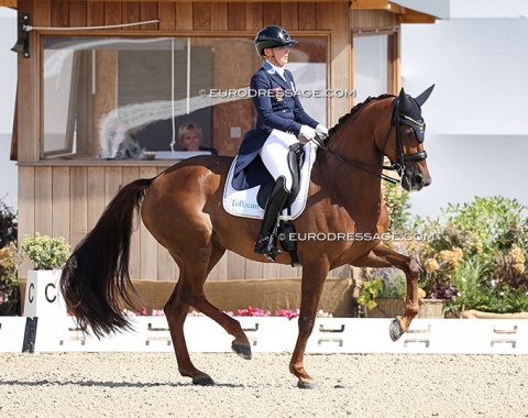 Sofie Lexner on Inoraline W (by Johnson x Amiral)