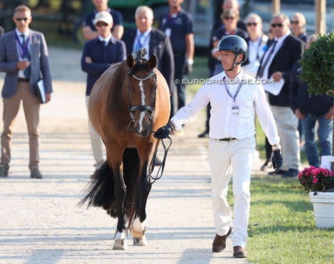 Bertrand Liegard with Ginger
