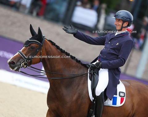 Frenchman Bertrand Liegard on Annabel Moreau's Ginger (by Tango x Don Primaire)