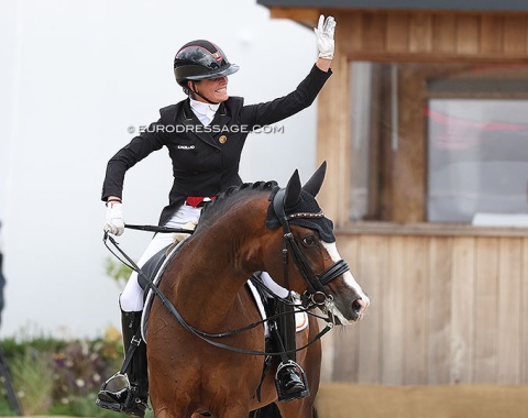 Larissa Pauluis and Flambeau.  The second Belgian in the kur final  on Sunday after placing 11th in the Special
