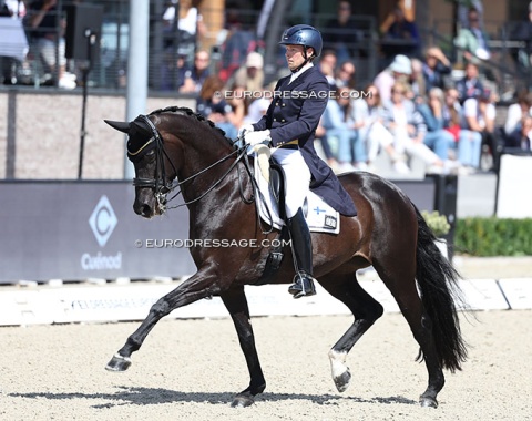 Henri Ruoste with his own and Victoria Schönhofen's Tiffanys Diamond (by Temptation x His Highness)