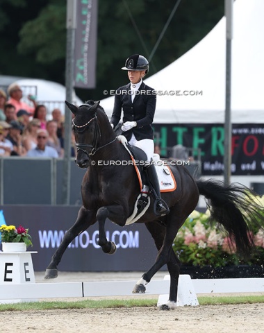 Kirsten Brouwer and Ohio (by Kaiman x Grand Galaxy Win T)