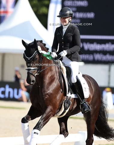 Hagren and Ferdinand were medal contenders but the trot was too passagey and often hurried