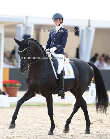 Australian Alicia Ryan riding Morricello II VH (by Morricone x Floricello)