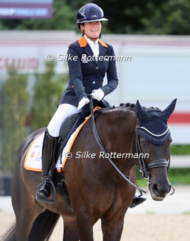 De Jong very pleased with her horse