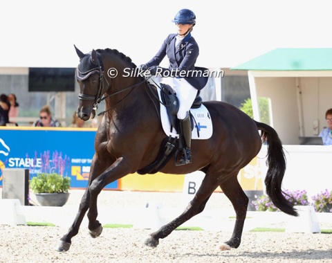 Finnish Laura Kangasniemi has a meaningful horse in the SWB Goldprins (by Goldberg x Raphael)