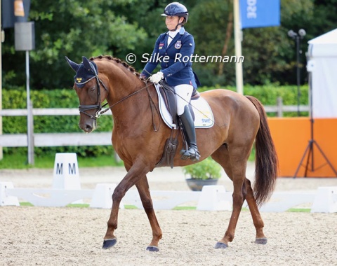 Fabulous Fidelie was presented in an exemplary frame and elastic contact throughout her ride