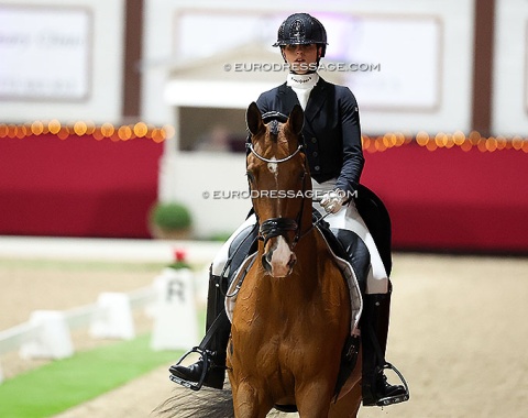 Malou Nelissen on Lord United van de Vogelzang 