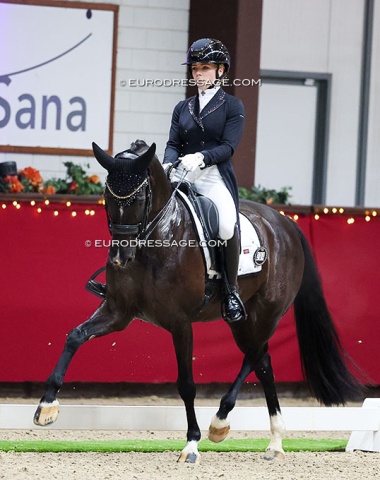 Belgian pony team rider Feline Verreet making the transition to junior level on Liviah Diar (by Johnson x Florestan)