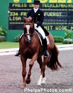 Lisa Wilcox and Friedensfürst at the 2000 CDIO Aachen :: Photo © Astrid Appels for Mary Phelps