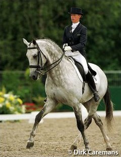 Anky van Grunsven and Junior STV at the 2000 CDI Arnheim :: Photo © Dirk Caremans