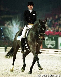 Rudolf Zeilinger and Livinjo at the 2000 CDI-W Mechelen :: Photo © Dirk Caremans