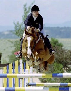 Carly Campbel-Cooper on Rex Get Busy :: Photo © Leah Trunzo/Phelpsphotos.com
