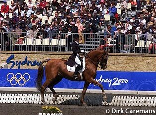 Christine Stuckelberger and Aquamarin at the 2000 Olympic Games :: Photo © Dirk Caremans