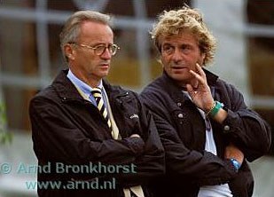 Jurgen Koschel and Sjef Janssen at the 2001 European Championships :: Photo © Arnd Bronkhorst