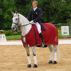 Tobias Wilmes on Samson at the 2002 CDN Aubenhausen