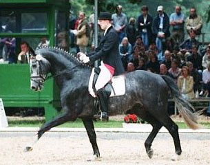 Oliver Oelrich on Comic at the 2002 Bundeschampionate :: Photo © Photec.de