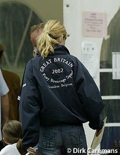 A British team rider at the 2002 European Pony Championships :: Photo © Dirk Caremans