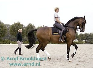 Mary Hanna training with Sjef Janssen :: Photo © Arnd Bronkhorst