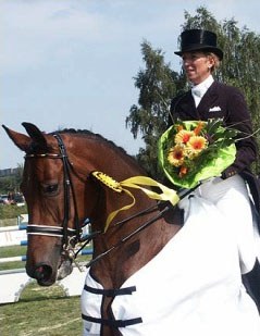 Heike Kemmer and Albano at the 2002 CDN Gera