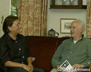 Mariette Withages-Dieltjens and her husband Raymond at home in Belgium
